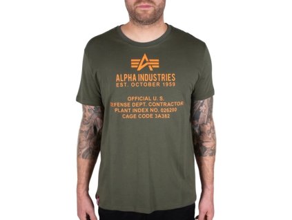 ALPHA INDUSTRIES Tričko Fundamental T - dark olive (118509/142)