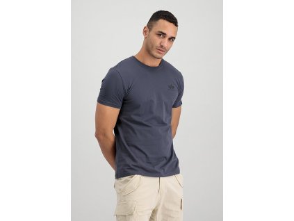 ALPHA INDUSTRIES Tričko Backprint T - šedočierne/čierne (128507/412)