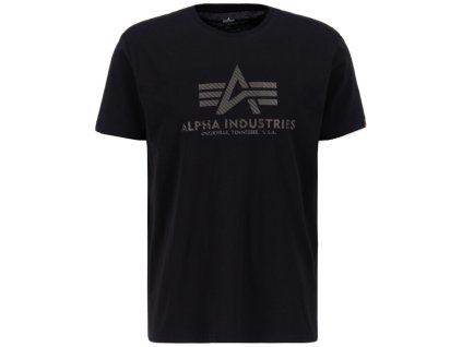 ALPHA INDUSTRIES Tričko BASIC Carbon - black/black (100501CB/515)