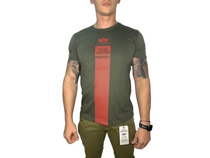 ALPHA INDUSTRIES Tričko Safety Line T - dark olive (128520/142)