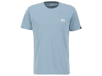 ALPHA INDUSTRIES Tričko BASIC T Small Logo - greyblue (188505/134)