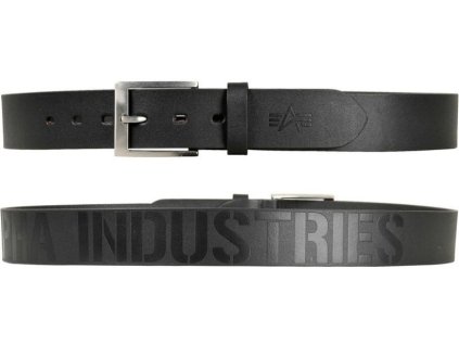 ALPHA INDUSTRIES Opasok Embossed - čierny (168931/03)