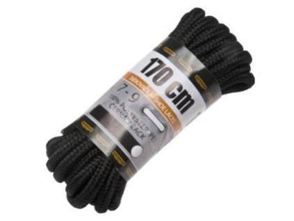 BENNON Šnúrky do topánok 170cm - black (D31170)