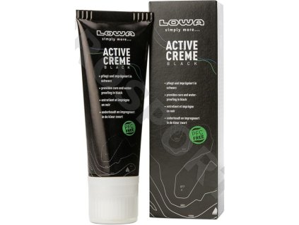 LOWA Active creme 75ml (koza+textil) - black (8308010999)
