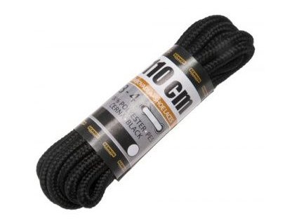 BENNON Šnúrky do topánok 110cm - black (D31110)