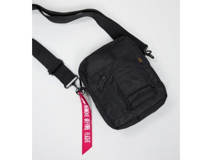 ALPHA INDUSTRIES Taška cez rameno Crew Carry Bag - čierna (196924/03)