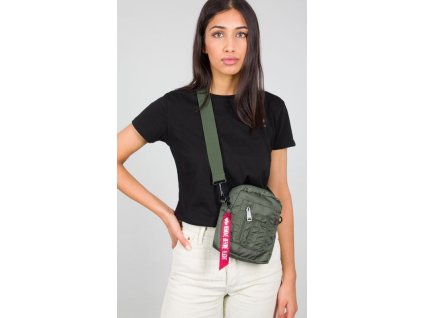 ALPHA INDUSTRIES Taška cez rameno Crew Carry Bag - sage green (196924/01)