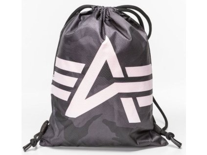 ALPHA INDUSTRIES Taška Basic Gym Bag - black camo (198903/125)