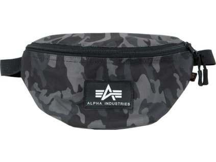 ALPHA INDUSTRIES Ladvinka Rubber Print Waistbag - black camo (198912/125)
