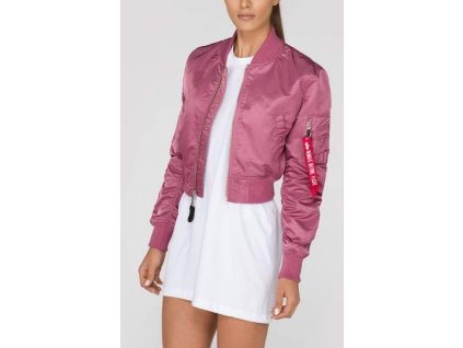 ALPHA INDUSTRIES Dámska bunda MA-1 PM Cropped - dusty pink (176006/60)