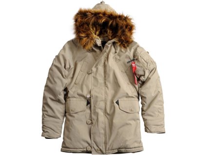 ALPHA INDUSTRIES Dámska bunda Explorer - khaki (103005/13)