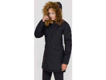 ALPHA INDUSTRIES Dámska bunda Explorer - čierna (103005/03)