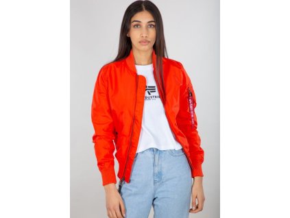 ALPHA INDUSTRIES Dámska bunda MA-1 TT - atomic red (141041/577)