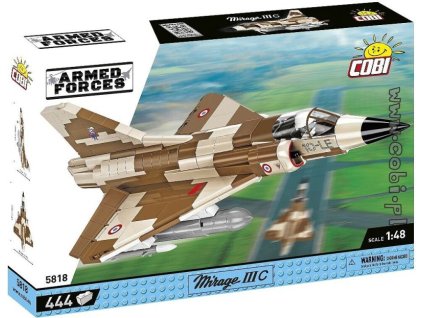 COBI Stavebnica AF Mirage IIIC white (COBI-5818)