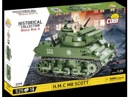 COBI Stavebnica HC WW2 H.M.C M8 Scott (COBI-2279)