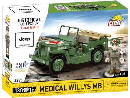 COBI Stavebnica HC WW2 Medical Willys MB (COBI-2295)