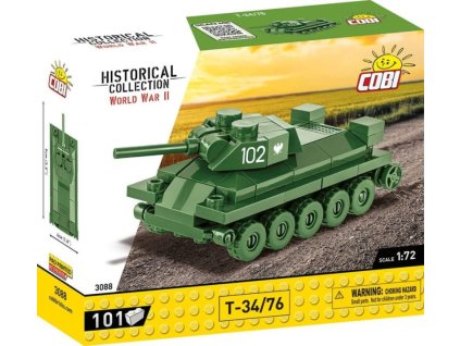 COBI Stavebnica HC WW2 T-34/76 1:72 (COBI-3088)