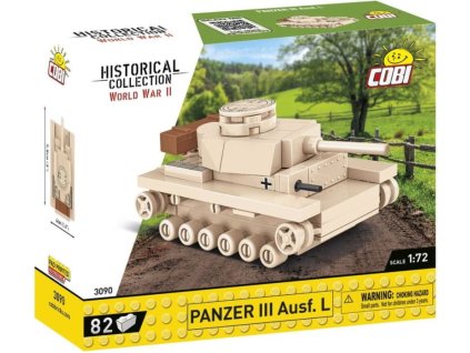 COBI Stavebnica HC WW2 Panzer III Ausf.L 1:72 (COBI-3090)