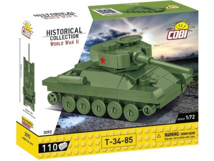 COBI Stavebnica HC WW2 T-34-85 1:72 (COBI-3092)