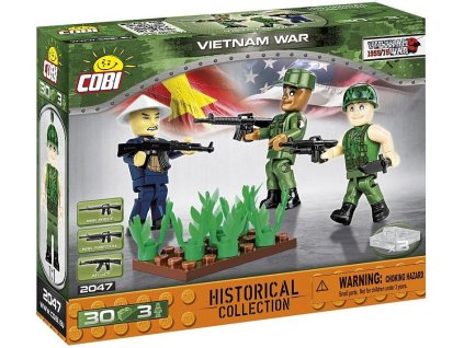 COBI Stavebnica 3 figurky s doplnkami VW Vietnamská vojna (COBI-2047)