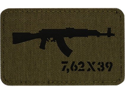 M-TAC Cordura Nášivka/Patch AKM 7,62x39 - ranger green / black (51110232)
