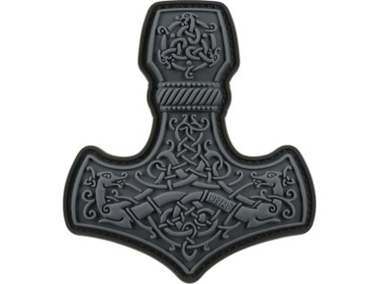 M-TAC 3D PVC Nášivka/Patch Mjölnir Large - grey (51348511)