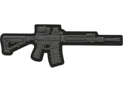 M-TAC 3D PVC Nášivka/Patch AR-15 - šedá (51112012)
