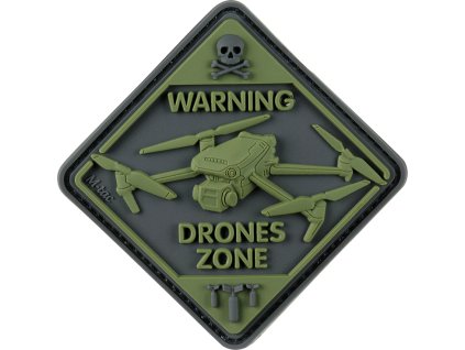 M-TAC 3D PVC Nášivka/Patch Drone Zone - olive (51346001)