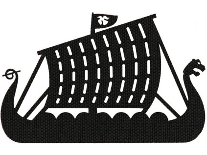 M-TAC Cordura Nášivka/Patch Drakkar - black (51170002)