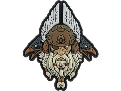 M-TAC 3D PVC Nášivka/Patch Odin Tactical - white / coyote (51469003)