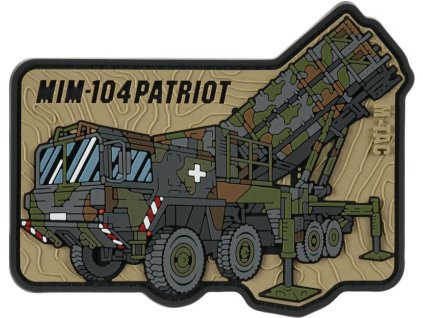 M-TAC 3D PVC Nášivka/Patch MIM-104 Patriot - color (51348401)