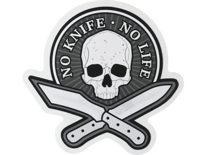 M-TAC Nálepka No Knife-No Life Reflective - black (51368002)