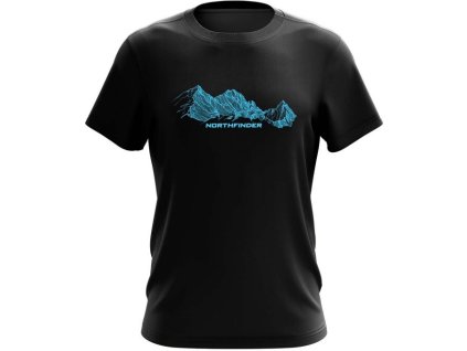 NORTHFINDER Tričko ELBERT - čierne (107097-269)