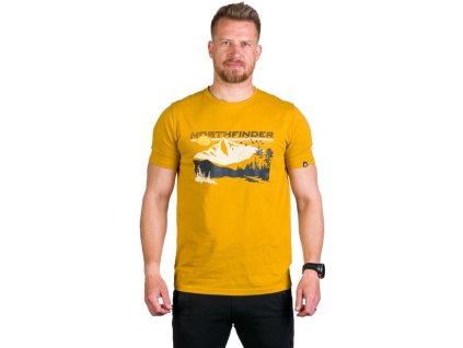 NORTHFINDER Tričko JEDEDIAH - goldenyellow (107872-314)