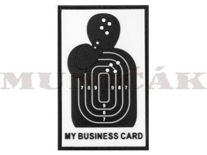JTG 3D PVC Nášivka/Patch My Business Card