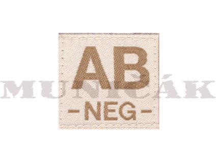 CLAW GEAR Textilná Nášivka/Patch AB NEG - desert (18438)