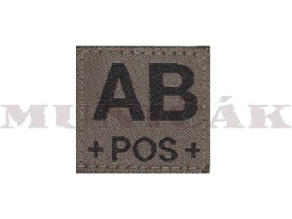 CLAW GEAR Textilná Nášivka/Patch AB POS - RAL7013 (18442)