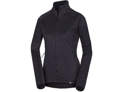 NORTHFINDER Dámska mikina WANDA - blackmelange (107631-274)