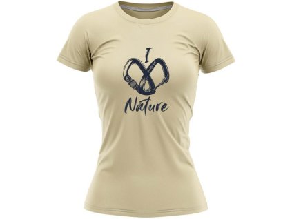 NORTHFINDER Dámske tričko AYLEEN - žlté (107106-440)