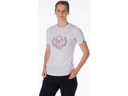 NORTHFINDER Dámske tričko MILDRED - biele (107501-377)