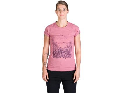 NORTHFINDER Dámske tričko MABLE - rose (107879-366)