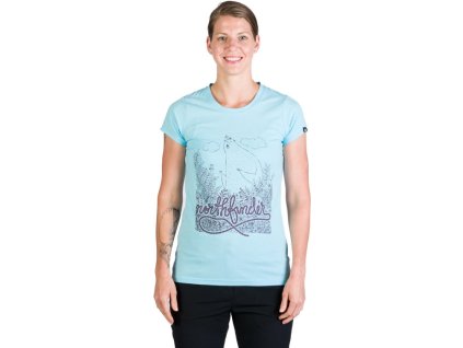 NORTHFINDER Dámske tričko MABLE - light blue (107879-396)