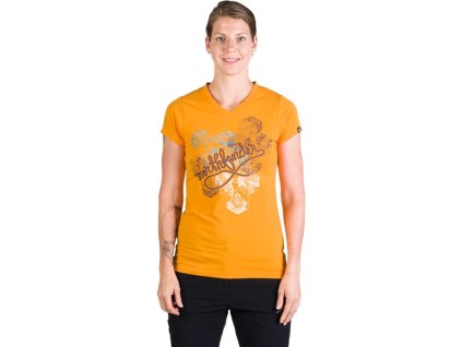 NORTHFINDER Dámske tričko SHERRY - light orange (107884-182)