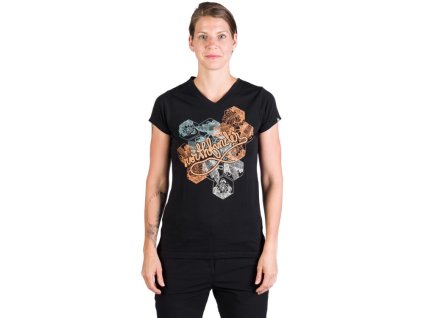 NORTHFINDER Dámske tričko SHERRY - black (107884-269)