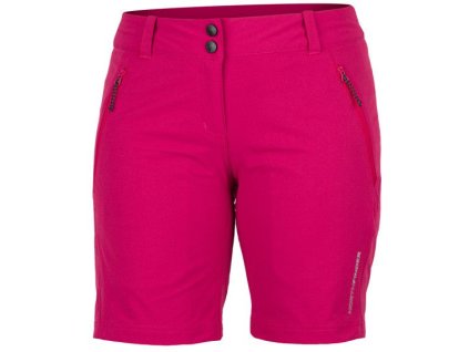 NORTHFINDER Dámske krátke nohavice GLENDA - cherry (107799-510)