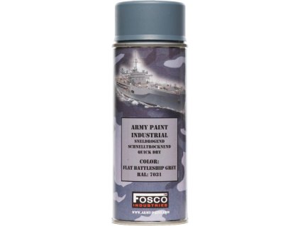 FOSCO Kamuflážna farba na zbraň, sprej 400ml - battle ship grey / battle ship śedá