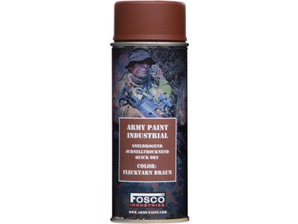 FOSCO Kamuflážna farba na zbraň, sprej 400ml - flecktarn braun / hnedá