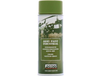 FOSCO Kamuflážna farba na zbraň, sprej 400ml - vietnam green / zelená