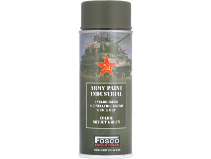 FOSCO Kamuflážna farba na zbraň, sprej 400ml - sovjet green / zelená