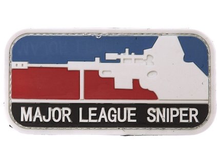 3D PVC Nášivka/Patch Major Sniper - farebná